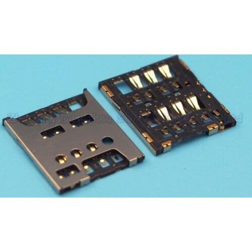 10pcs/lot Sim Card Slot Card holder For Sony LT26I LT26II LT26W LT28I LT28H M35 SIM Card Slot free shipping
