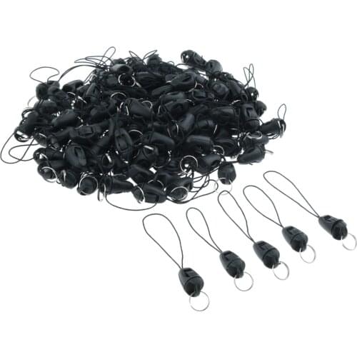 100pcs Plastic Buckle Lanyard Compatible with Phone Cases Key MP3 Name Tag