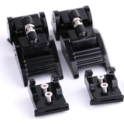 2PC Aluminum Hood Latches Catch Kit for Jeep Wrangler JK JKU 2007-2018 Jeep Wrangler JL JLU