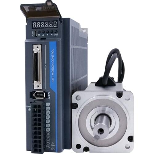200w 0.2KW 3000rpm 0.64NM 60mm frame 220V AC servo motor drive kit 17bit JMC 60JASM502230K-17BCD+JAND2002-20B