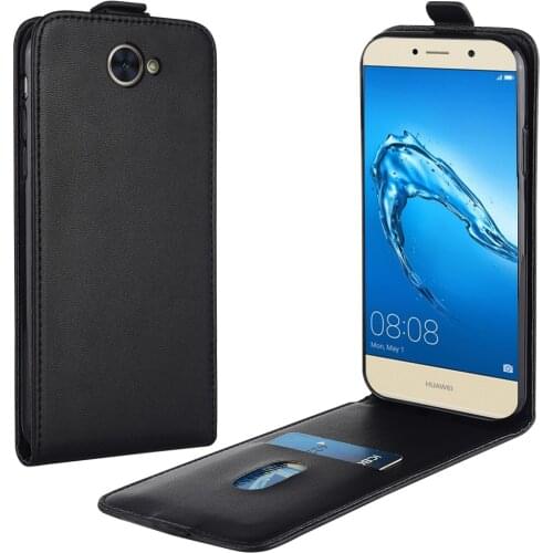 Flip Up and Down Leather Case for Huawei Y7 2017 MED-LX9 MED-LX9N MRD-LX2 Vertical Cover for Y7 y7 2017 Case Phone Bag