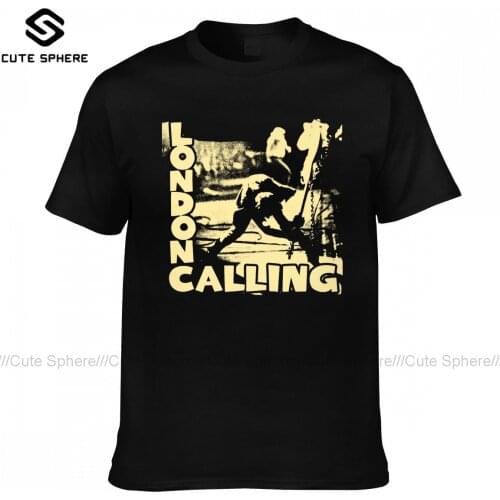 The Clash T Shirt Male Awesome Cotton Print Tee Shirt Short-Sleeve Basic T-Shirt Plus size
