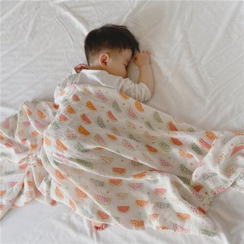 Soft Bamboo Cotton Baby Swaddle Muslin Wrap Infant Baby Bedding Muslin Baby Blanket