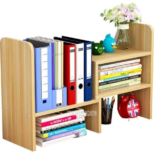 Desktop Bookshelf Storage Shelf Rack Storage Bookshelf On Table Modern Table Desktop Bookcase Save Space For Students Children