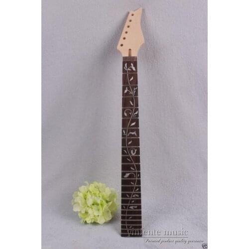 New electric guitar neck maple 22 fret 25.5'' Truss Rod nice inlay #727