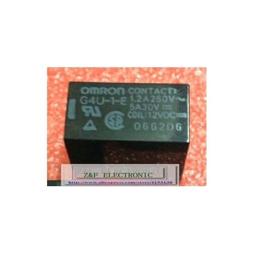NEW ORIGINAL relay G4U-1-E-12VDC G4U-1-E 12VDC 10pcs/lot