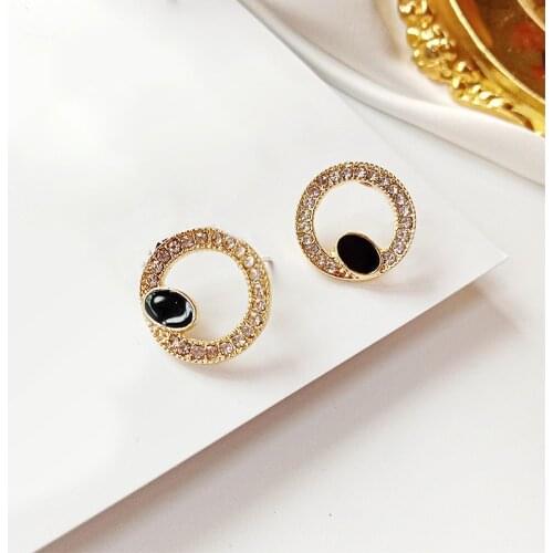 New Jewelry Curved Circle Simple Fashion Earrings Earrings Kolczyki Aretes De Mujer