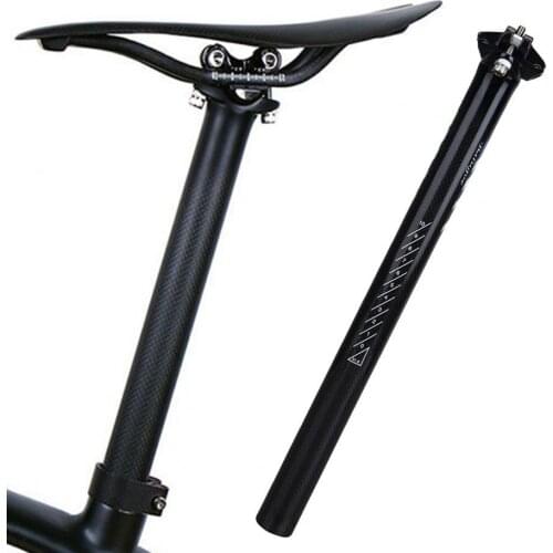 Sturdy Seat Tube Various Specifications Carbon Fiber Straight Bicycle Seatpost for Cycling