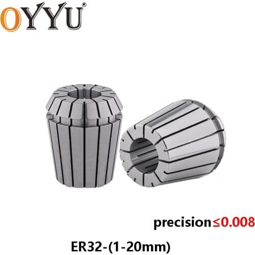 OYYU AA 0.008 Spring Collet ER32 1 2 3 4 6 8 10 12 14 16 18 20 High Precision Chuck For CNC Engraving Machine Lathe Mill Tools
