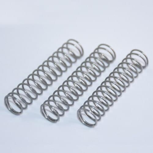 5Pcs 0.6mm wire diameter Stainless steel compression spring return Y-type Pressure springs 5mm OD 60mm-100mm Length