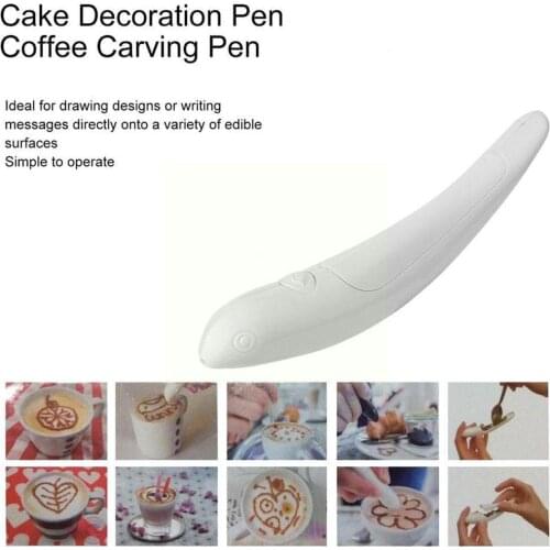 Baking Latte Art Pen Cake Decoration Hot Selling New Pen For Coffee O5G7 Coffee Pastry Pen Tools Carved Electrical Cake Spi W3E1