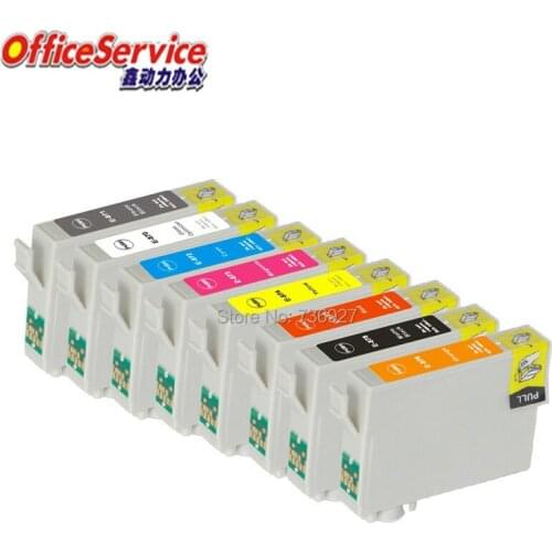 Compatible Ink Cartridge T0870 T0871 T0872 T0873 T0874 T0877 T0878 T0879 For Epson Stylus Photo R1900 inkjet printer