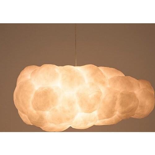 Modern White Clouds Pendant Light Led Lightning pendant Effect Lamp Floating Cotton Cloud Hanging Light for living room PA0210