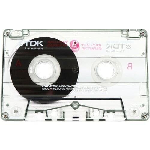 Standard Cassette Blank Tape Player Empty 60 Minutes Magnetic Audio Tape