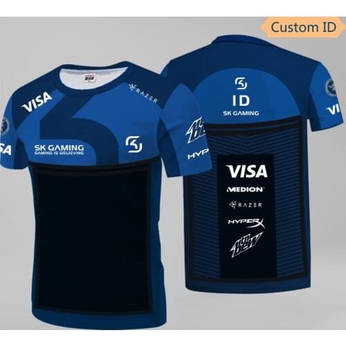 CS E-Sports Player Jerseys Memorial Uniform SK T-Shirt Customized ID Fans Tshirt Men Women Custom Name Tee Shirt