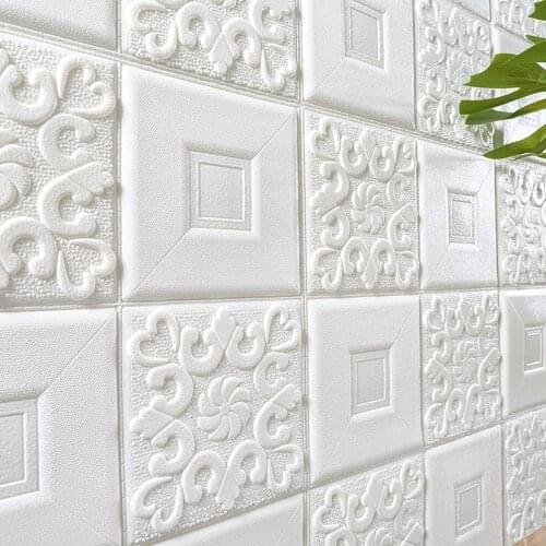 3D Waterproof Self-adhesive Wall Sticker Ceiling Room Wall Paper Living Room DIY Background Roof Decoration Wall Sticker