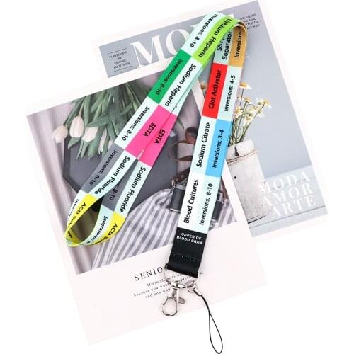 ZF2877 1pcs Medical Doctor Theme Lanyard Phone Rope Key Lanyard Neck Strap Accessories Gift For Nursing Clinicals And RN Student