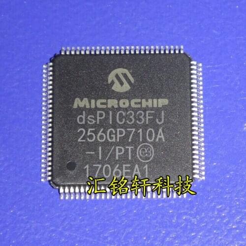 100% New&original DSPIC33FJ256GP710A-I/PF QFP64 DSP