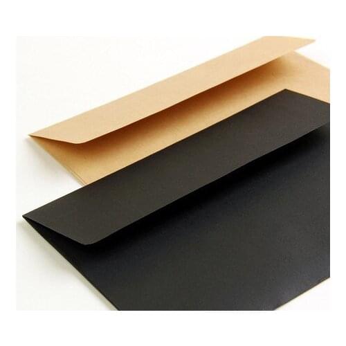 11x17.5CM 50pcs Pearlized Kraft Paper Envelopes Party Paper Bag for Wedding Invitation Card Crafts Party Card Decor