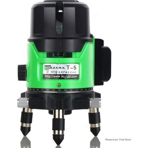 2 3 5 Lines Laser Level 3D Laser Level 360 Horizontal Vertical Self-Leveling Cross Green Laser Beam Line Auto Line Laser Level