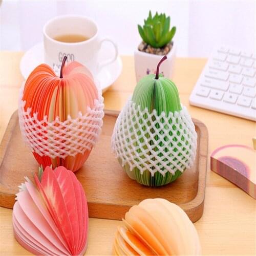 20packs/lot Fruits design Sticky Note Book Kawaii Paper Memo Pad Planner Sticker Post Cute Office Stationery