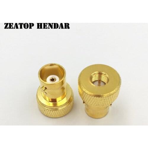 50Pcs Brass Gold Plated SMA Male Jack to BNC Female Plug Straight RF Coaxial Coax Adapter Connector