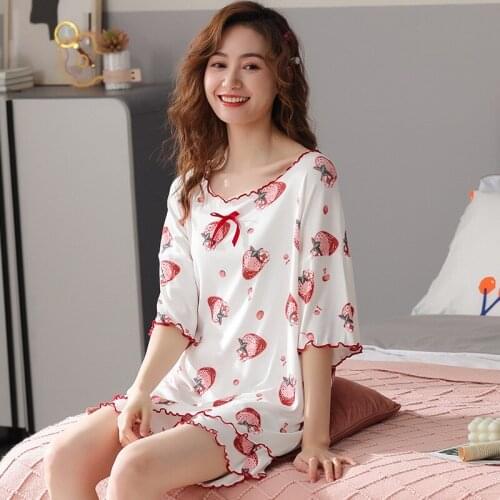 DerDerBiu Womens Summer Pajamas