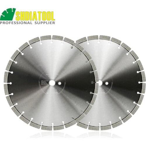 SHDIATOOL 2pcs 14"/354mm Professional Laser Welded Arrayed Diamond Saw Blade Cutting disc hard material granite diamond wheel