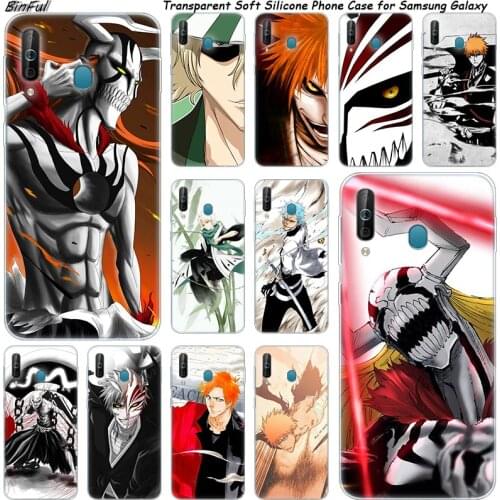 Hot Anime Bleach ichigo Silicone Phone Case For Samsung Galaxy A80 A70 A60 A50 A40 A40S A30 A20E A2CORE M40 Note 10 Plus 9 8 5