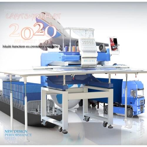 Holiauma High Speed 1 head 15 needles industrial computer embroidery machine price big embroidery area used happy machine price