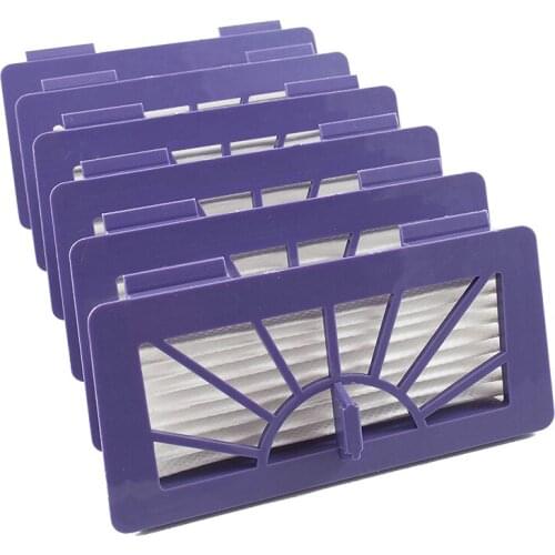 Vacuum Cleaner Robot Replacement Kit I Premium Neato Accessory 6 x HEPA filter fits Neato XV Signature Pro, for model 945-0005