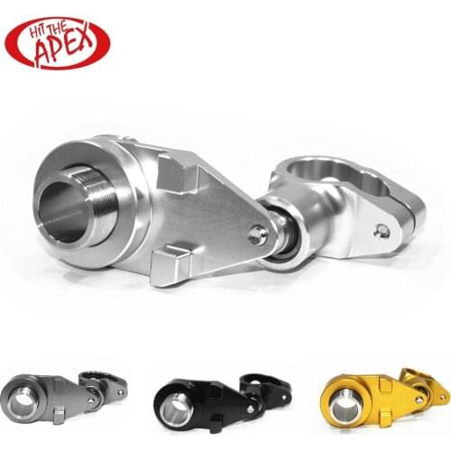 Motorcycle Stabilizer Steering Damper Bracket Mount Holder Kit Compatible for Kawasaki Ninja ZX-6R ZX6R 636cc 2013-2017 CNC