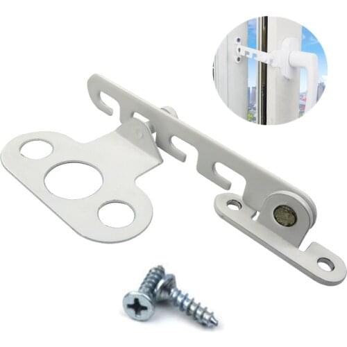 Hot Window Lock Children Protection 165mm Adjustable Window Restrictor limiter latch position stopper Falling Prevention Locks