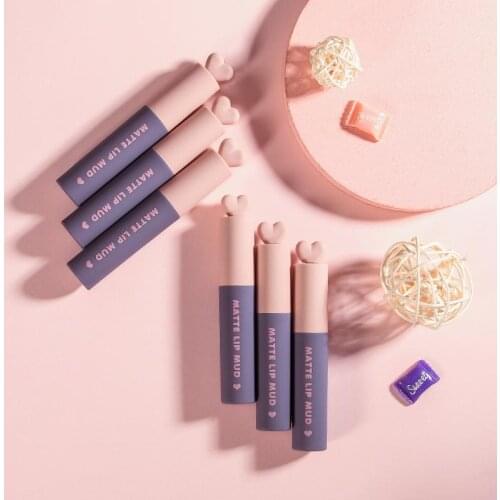 Matte Lip Mud Texture Waterproof And Sweat-proof Rich Color Lipstick Not Dry Not Stick Long-lasting Not Fade Sweatproof TSLM1
