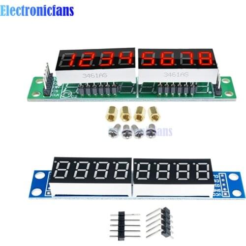 MAX7219 Led Module 8-Digit 7 Segment Digital LED Display Tube For arduino MCU Microcontroller Serial Driver 7-segment 3.3V 5V