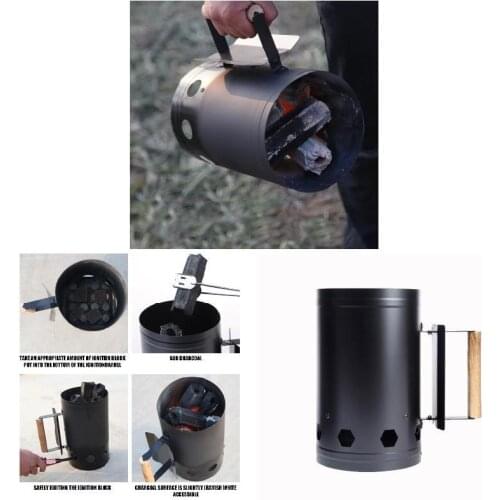 Metal Barrel Fire Thicken Material Camping Outdoor Picnics Firewood Charcoal Barbecue Portable Stove Cocina Kamp Malzemeleri