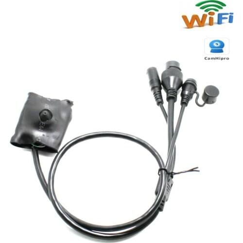 Mini WIFI HD H.265 SONY IMX3071080P P2P ONVIF indoor audio small monitoring camera pinhole module TF card slot