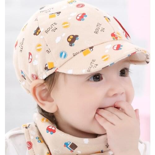 2021 New Summer Baby Hat Cap Newborn Photography Props Beanies Kid Boy Girl Kid Toddler Infant Hat Little Car Baseball Beret Cap