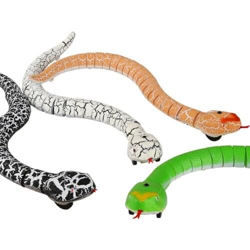 New Hot 16" Rechargeable RC Snake Toy With Interesting Egg Radio Control Mischief Kids Funny Novelty Toys 4 Colors For Kids Play