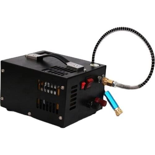 China wholesale mini portable led display small filter 4500psi dc 12v car inverter air compressor pcp pump