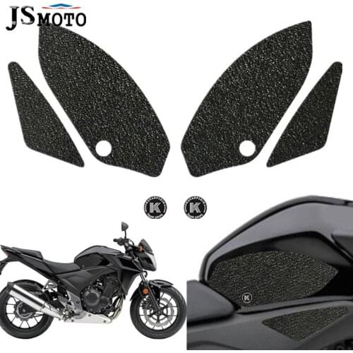 Motorcycle Fuel Tank Traction Pad 3D Anti-skid Sticker Knee Grip Side Protective Decal For HONDA CBR500R cbr500r ABS 2013-2015