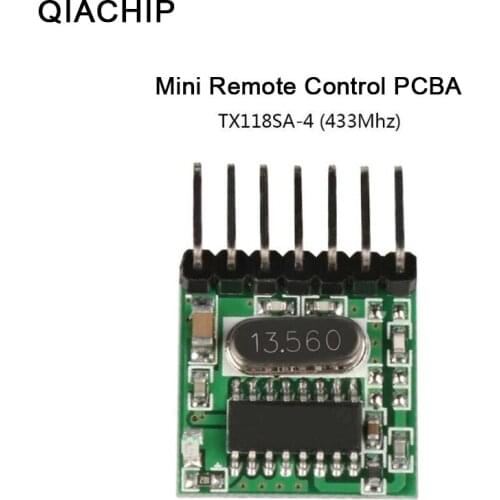 QIACHIP 433 MHz RF Transmitter Superheterodyne Learning Code 1527 Encoding 433Mhz Remote Control Switch For Arduino Module DIY