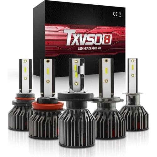 SALE 2 Pcs TXVS08 G4 Car Headlight Bulb Practical Durable LED 10000LM 100W 6000K White 9V-32V Car Accessories Dropshipping