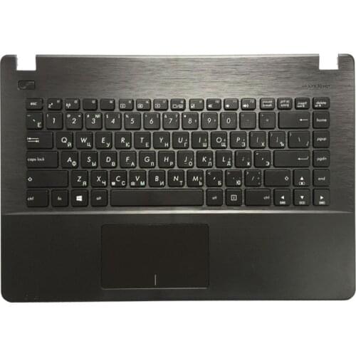 Russian laptop keyboard for ASUS X451 X451E X451M X451C X451E1007CA topcase RU keyboard Palmrest Upper Cover
