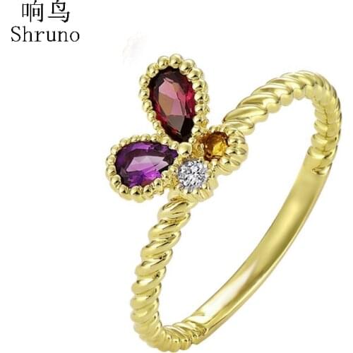 Rings With Semi-precious Stones Shruno China