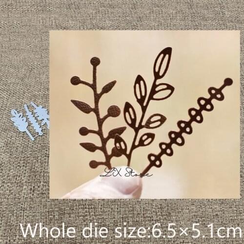New Design Craft Metal die cuts Cutting Die 3pcs leaves decoration scrapbooking Album Paper Card Craft Embossing die cuts