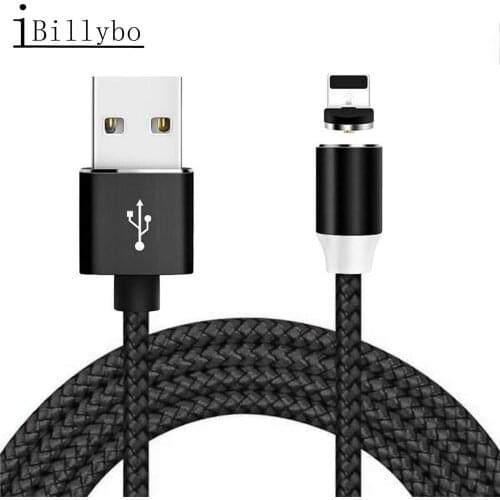 LED 360 Degree Round Magnetic Charger Cabo Adapter For Samsung Huawei Y7 Honor 9 Lite ZTE Blade V7 6A Redmi 7 4X USB TypeC Cable