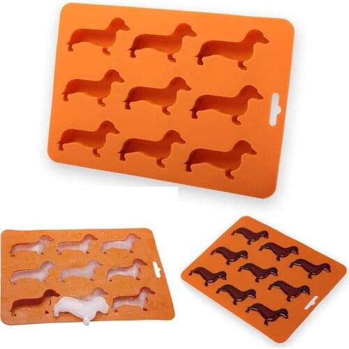 Creative Silicone Animal Shape Ice Making Mold Baking Chocolate Mold Mold Tray Ice Cube Cake Decoration Mold Ice Cream Tools