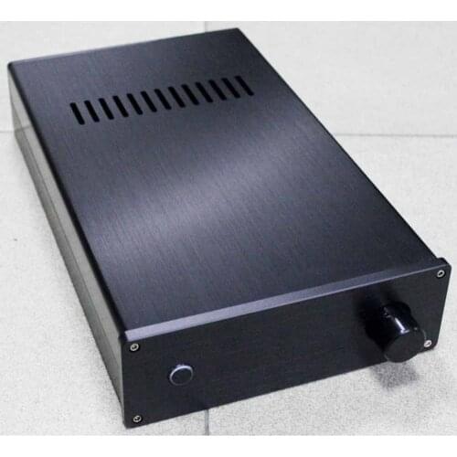 WA2 Aluminum BLACK tube amplifier enclosure Preamp chassis Power amplifier case 315*190*65mm