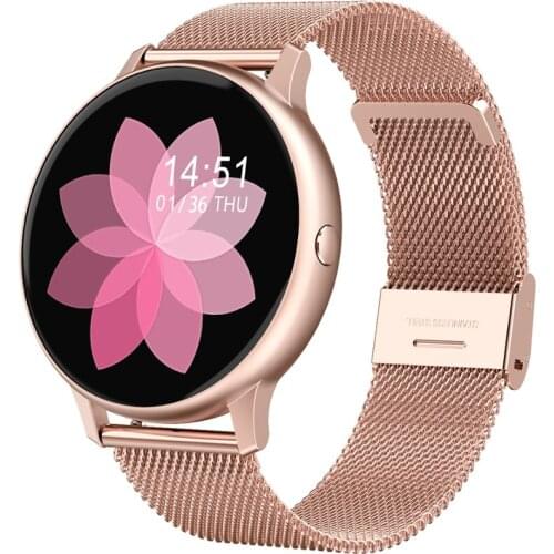 Woman Watch 2020 DT88 Pro Health Wristband Full Touch Smart Bracelet Blood Pressure Measurement ECG Bluetooth Wearable Devices